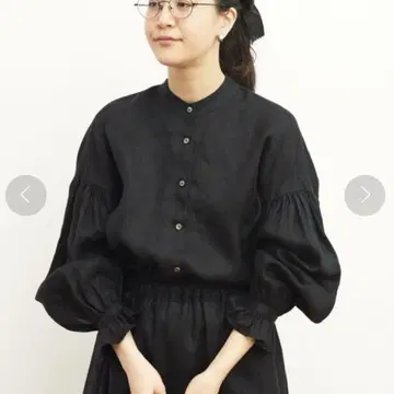 fig London daily LINEN blouse 린넨 블라우스