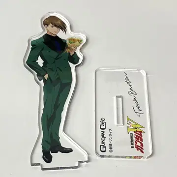 건담 W 트로와 건담 카페 아크릴 스탠드