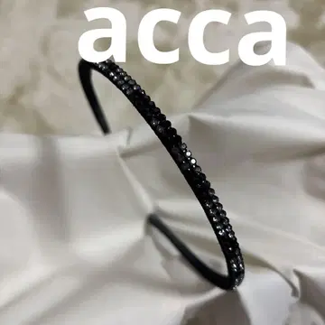acca 아카 브랜드 블랙스톤 장식 헤어밴드