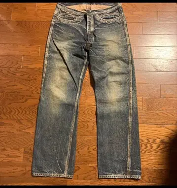 레어템 웨어하우스 스트레이트 데님 32 다크 블루