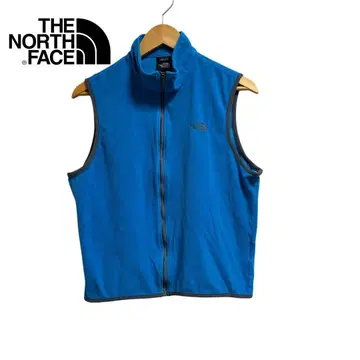 새상품급 THE NORTH FACE 플리스 베스트 파랑 가을 코디