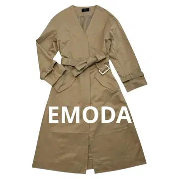 EMODA 에모다 롱 트렌치코트 프리 사이즈 벨트 포함
