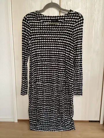 [ 새상품급 ] marimekko 마리메꼬 라시매트 튜닉 원피스 블랙