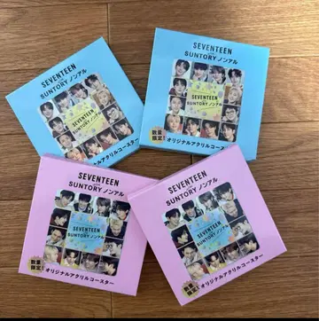 SEVENTEEN SUNTORY 오리지널 아크릴 코스터 4개
