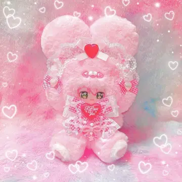 인형 옷 10cm 앉은 모습 체인 포함