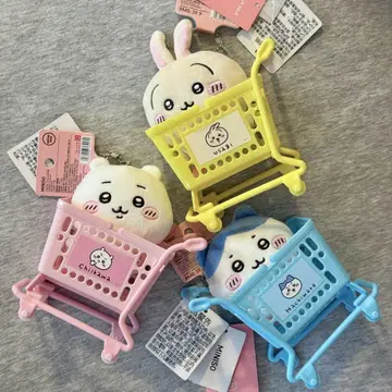 치이카와 MINISO 쇼핑 카트 마스코트 하치와레 토끼