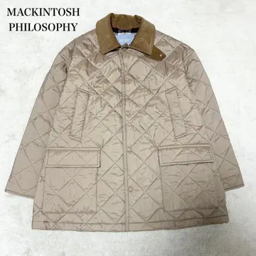 2024aw 매킨토시 철학 퀼팅 자켓 베이지