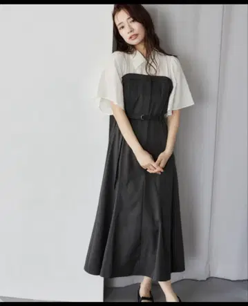 mysty woman 플레어 슬리브 도킹 원피스 새상품