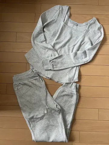 마메쿠로구치 UNIQLO 히트텍 울 블렌드 와플 셋업