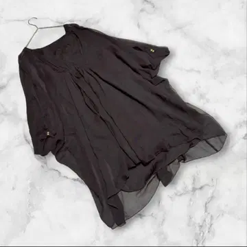 실크 [ 다이앤 폰 파스텐버그 ] (2) 튜닉 시어 블랙
