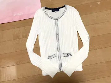 엠즈 그레이시 가디건 화이트