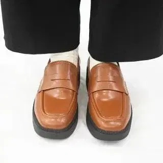 [ 미사용 새상품 ] 핏플랍 여성용 로퍼 HY2 리치 브라운