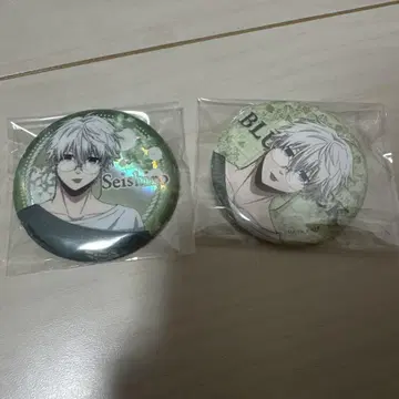 블루 록 나기 White&Pistachio 캔뱃지