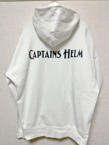 CAPTAINS HELM 화이트 후드티