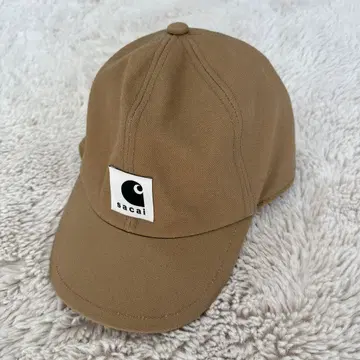 sacai x Carhartt 브라운 캡