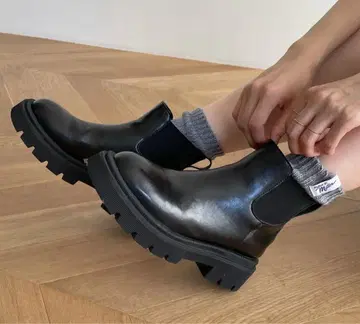 CANAL JEAN 사이드 고어 숏부츠 24cm El mar