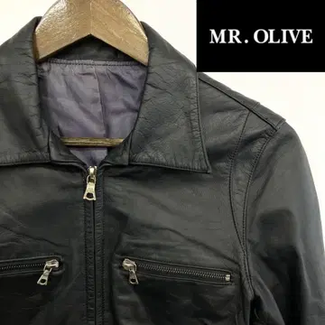 MR.OLIVE 미스터 올리브 소가죽 싱글 라이더스 자켓 M