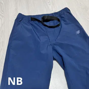New Balance 네이비 스포츠 팬츠 나일론 L 사이즈 하자품