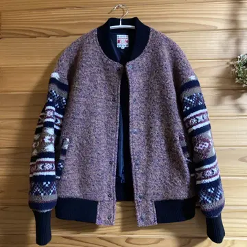 TITICACA 플리스 자켓 퍼플 계열