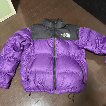THE NORTH FACE 다운 자켓 퍼플/블랙