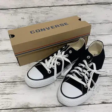 새상품급 컨버스 블랙 로우컷 스니커즈 여성용 24cm