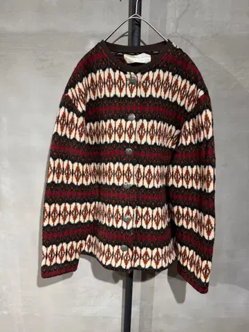 빈티지 아이슬란드 한스 하이치 페어아일 니트