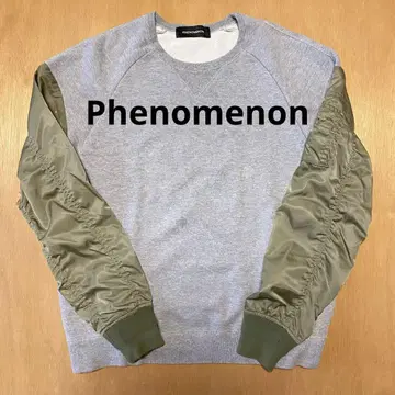 하자품 페노메논 PHENOMENON 맨투맨 나일론 절개 MA-1