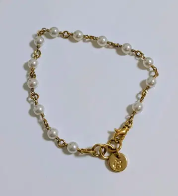 블루 라벨 펄 골드 팔찌