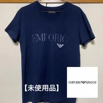 [ 미사용 ] Emporio Armani 네이비 V넥 T셔츠