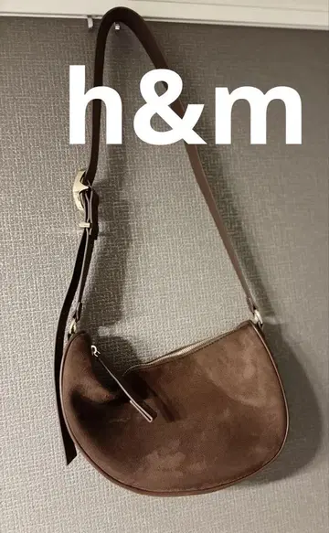 H&m 스웨이드 크로스백 y2k