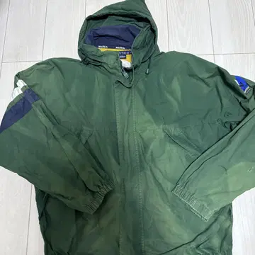Nautica 후드 부착 나일론 자켓