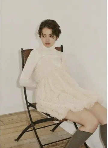 NOTREemor 튤 미니 드레스