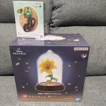 디즈니 프린세스 제일복권 라스트원상 마법의 꽃과 C상 파스칼 피규어