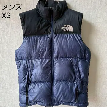 THE NORTH FACE 다운 베스트 네이비/블랙 XS 남성용