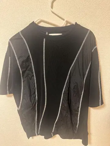 MAISON SPECIAL 블랙 T셔츠