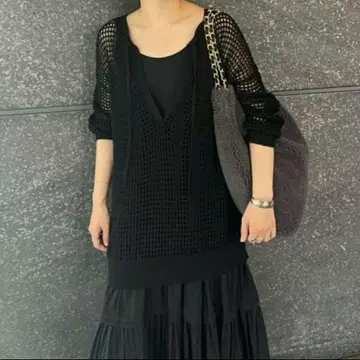 [ Loungedress ] 스키퍼 메쉬 니트
