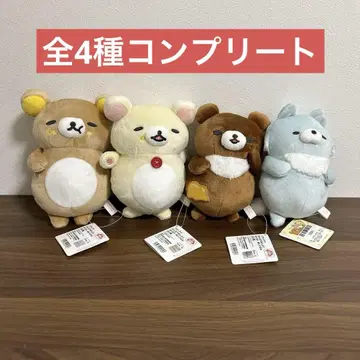 리락쿠마 모두 함께 만푸쿠마쿠마쿠 봉제 인형 전 4종류 컴플리트