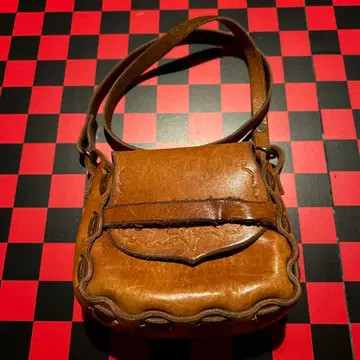 빈티지 원오프 레더 숄더백