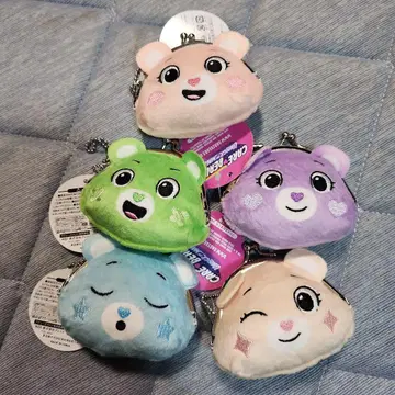 CARE BEARS 케어베어 페이스 가마구치 5개 세트