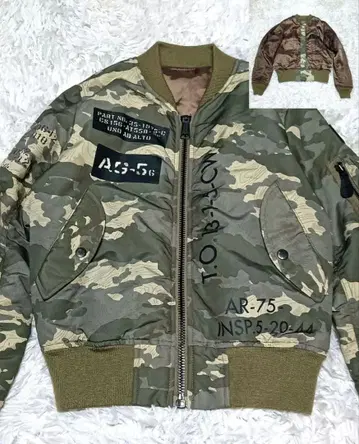 AVIREX 40주년 한정판 모델 리버서블 자켓 MA-1 카모플라쥬