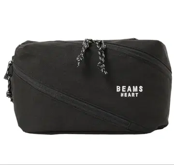 BEAMS HEART 빔즈하트 바디백 블랙 허리