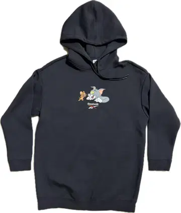 Reebok 톰과 제리 후드티 블랙