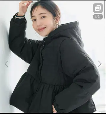 coca 코카 탈부착 충전솜 다운 아우터 페플럼