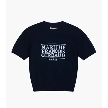 MARITHE W CLASSIC LOGO HALF KNIT