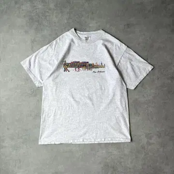 90s POWEPPPO T셔츠 뉴올리언스 프린트