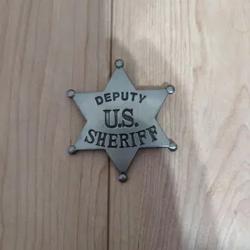 디즈니 DEPUTY U.S. SHERIFF 보안관 배지