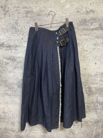 오닐 오브 더블린 데님 플리츠 스커트