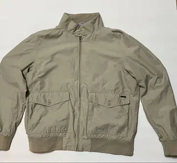 Eddiebauer 베이지 지퍼 블루종