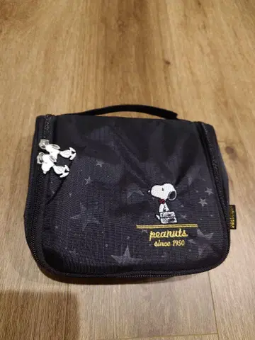 스누피 SNOOPY 트래블 파우치 후크 포함 트래블 케이스