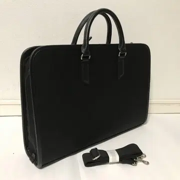 블랙 비즈니스 백 2 핸들 스트랩 포함 통학 출퇴근 취업활동 취업활동 백